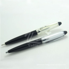 Bling Fine Silver Metal Ball Pen for Precious Gift